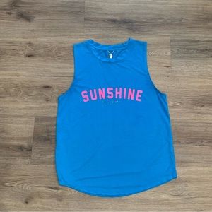 SPIRITUAL GANGSTER Blue Sunshine Muscle Tank